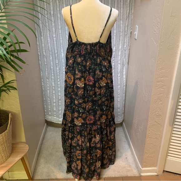 NATURAL LIFE Journey Floral Maxi Dress - Black and Pink - Picture 4 of 7